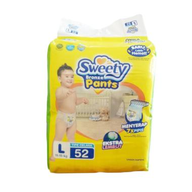 Promo Harga Sweety Bronze Pants Dry X-Pert L44 44 pcs - Blibli