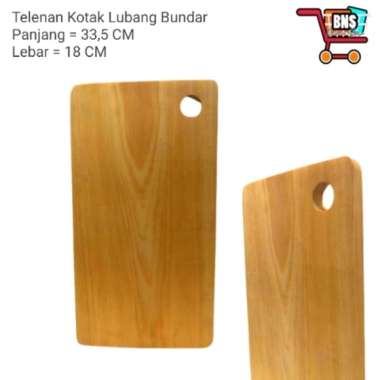 TALENAN KAYU TELENAN KOTAK LUBANG BUNDAR | TATAKAN KAYU