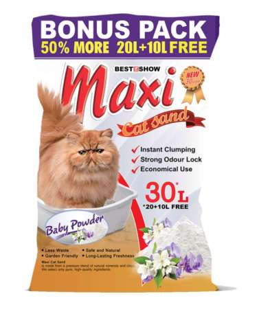 Maxi Cat Sand Baby Powder 30Lt