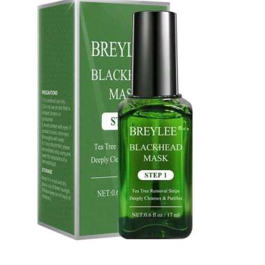 BREYLEE Step 1 Blackhead Remover Mask - Masker Pengangkat Komedo Hidung Ampuh / Pembersih Komedo Dih