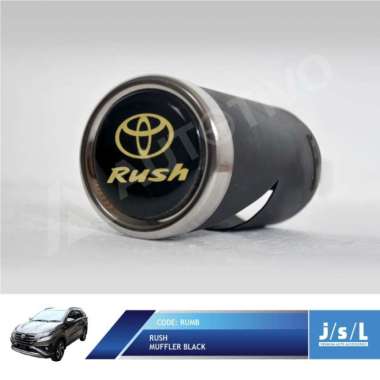 Rush Cover Knalpot Muffler Cutter Tutup Knalpot Black