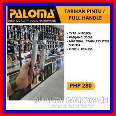 Handle Pintu / Gagang Pintu Minimalis Paloma PHP 280 - 300 mm 30 cm Handel Pintu / Tarikan Pintu Mur