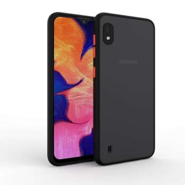 NEW ORIGINAL Case Dove Aero Samsung A10 Frosted Camera Casing Cover Hitam