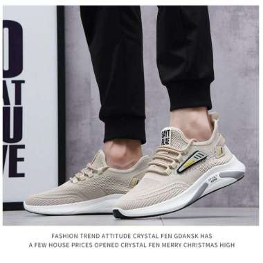 Sepatu Sneakers Pria Fashion 2021 CZ 016 39 Coffee