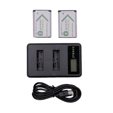 Megakamera - Casell BX1 Battery and Charger Camera for Sony RX100 Series Black