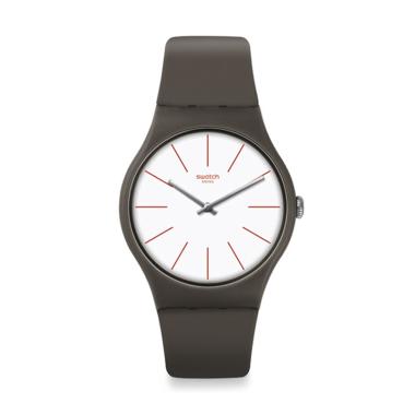Swatch Green Sounds Swiss Made Jam Tangan Pria [Original/ SUOC-107] Grey White