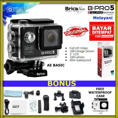 Action Camera Brica Bpro 5 Alpha Edition Basic - Black - Garansi Resmi 1 Tahun Hitam