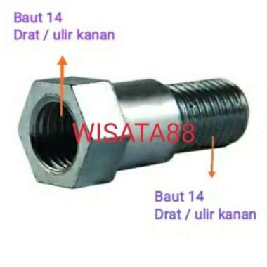 Baut Sambungan Spion Old Honda Beat/Vario/Supra X 125/Kharisma/Scoopy 12 - yamaha