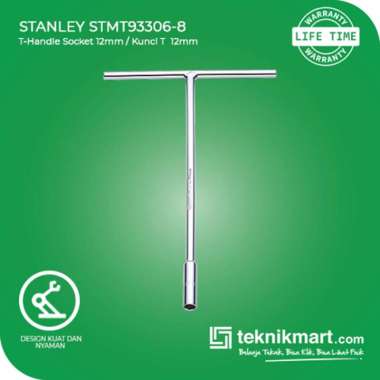 Stanley T-Handle Socket / Kunci T 12mm STMT93306-8