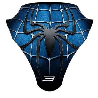 Stiker VIsor Honda PCX 150 PCX 160 - Spiderman TERLARIS Biru