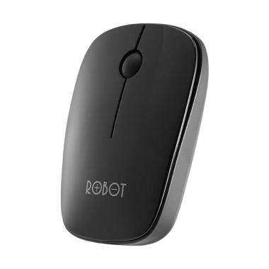 ROBOT M220 Ultra Thin Wireless Optical Mouse BLACK