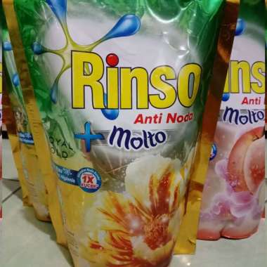 Promo Harga Rinso Liquid Detergent + Molto Royal Gold 625 ml - Blibli