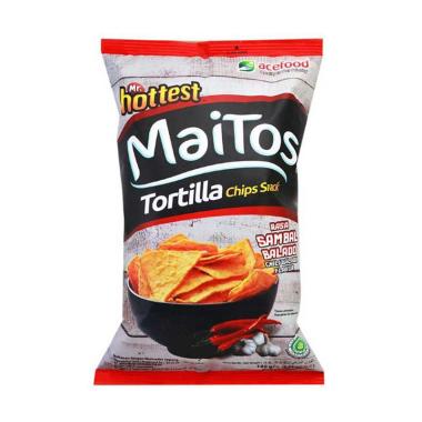 Maitos Mr Hottest Tortilla Sambal Balado Snack [140 g]