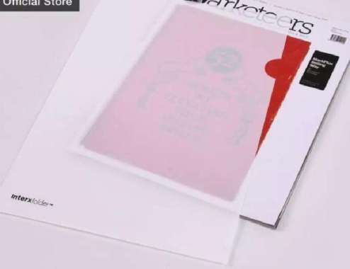 MAP PLASTIK L PUTIH SUSU OPAQUE INTER X UKURAN FOLIO