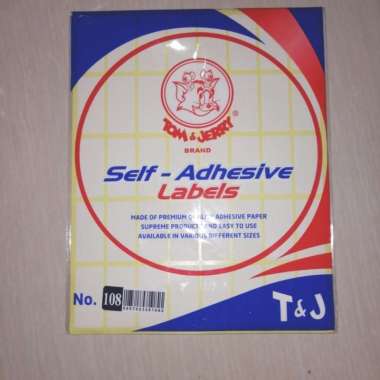 label tom jerry 108 (18*38mm) self adhesive labels