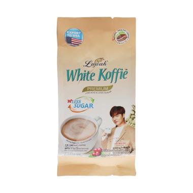 Promo Harga Luwak White Koffie Less Sugar per 10 sachet 20 gr - Blibli