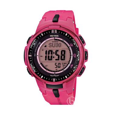 CASIO PROTREK PRW3000 Tough Solar Waveceptor Original Jam Tangan Unisex Pink