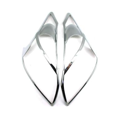 Lembaran Variasi Garnise Lampu Depan Mobil for Toyota Avanza 2012-2014 or Xenia 2012-2014 chrome