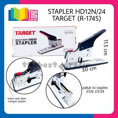 1 PCS STAPLER HD12N/24 TARGET / STAPLES BESAR / STAPLES JILID / HEAVY DUTY STAPLER (R-1745) R-1745
