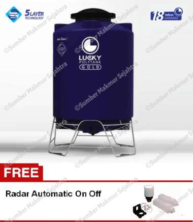 Tangki Air / Tandon / Toren Lucky E Clean 1100 Liter biru