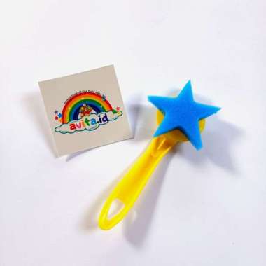 part 1 TERMURAH Mainan Edukasi anak Spons Lukis | DIY Painting Kit | Spons Gambar | Kuas Lukis Anak 