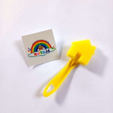 part 1 TERMURAH Mainan Edukasi anak Spons Lukis | DIY Painting Kit | Spons Gambar | Kuas Lukis Anak 