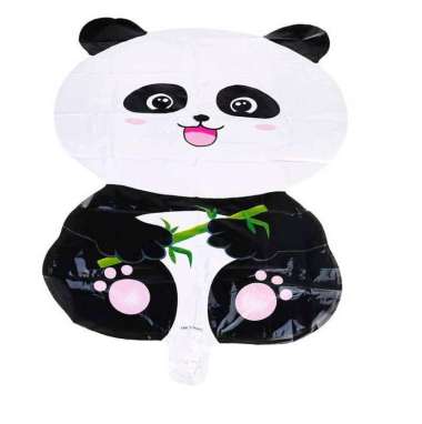 GROSIR 50 BIJI (1PAK) Balon Foil Panda Putih termurah bisa dijual kembali - Terlaris Grosir Balon Fo