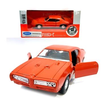 Welly 43714Cw 1969 Pontiac Gto Diecast - Orange
