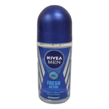 Promo Harga Nivea Men Deo Roll On Fresh Active 50 ml - Blibli