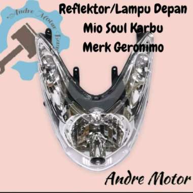 Reflektor Lampu Depan Mio Soul Karbu Merk Geronimo Kualitas Original