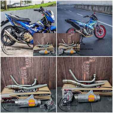 KNALPOT PROLINER TR-1R SHORT ALL NEW SATRIA FU FI 150 SATRIA FU KARBU SATRIA FU KARBU tipe