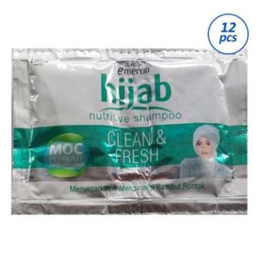 Shampoo Emeron Hijab Clean And Fresh Sachet 12x10 ml 1 Renceng