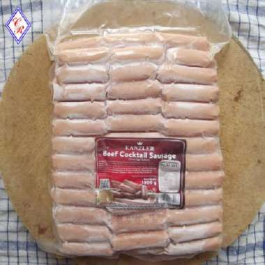 Beef Cocktail Sausage Premium Kanzler 1kg Sosis Sapi Cocktail