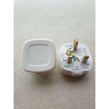 Steker Kaki 3 Tiga Colokan Plus Sekering Schneider Harga Per Pcs