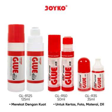 Liquid Glue Lem Kertas Cair Joyko GL-R35 ~ R125 GL-R125 125ml