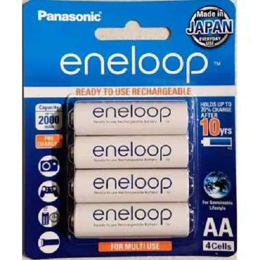 Panasonic Eneloop A2 isi 4 AA Baterai Batre Cas up to 2100x Charger