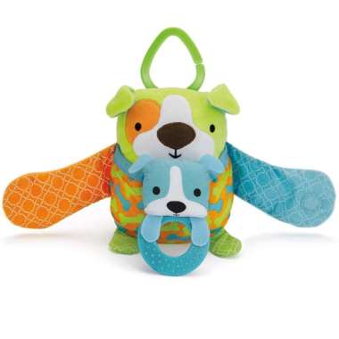 Skiphop Hug & Hide Stroller Toy Dog