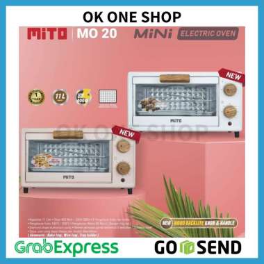 Mito Oven Listrik Mini MO-20 11 Liter | Electric Oven Mini MO20 Bubble Wood Pink