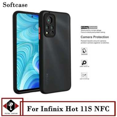 Promo Case Aero Infinix Hot 11s NFC Softcase Dove Slim Armor Cover Hijau Army