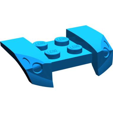 LEGO PARTS 4527367 - Racers Guard 2.5 x 4 Bright Blue