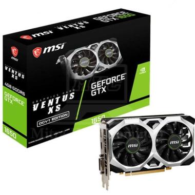 VGA MSI GEFORCE GTX 1650 VENTUS XS OCV1 DDR6 GTX1650