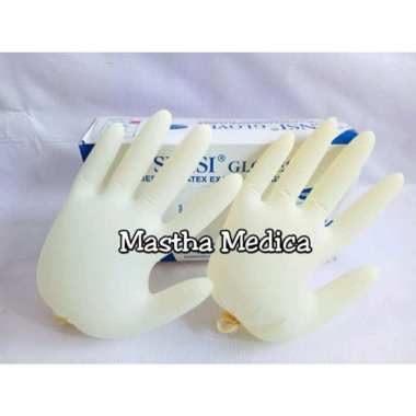 Handscoon / Handscon / Sarung Tangan Latex Sensi Gloves S