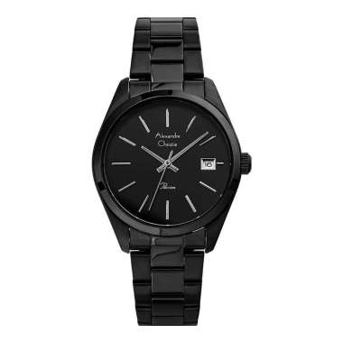 Alexandre Christie Passion AC 2839 LD BIPBA Black Dial Black Stainless Steel Strap [Machtwatch] Hita