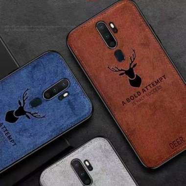 PROMO Case OPPO A9 2020 A5 2020 Softcase Deer Bermotif jeans New Casing OPPO A9 2020 A5 2020 OPPO A5 2020 Hitam