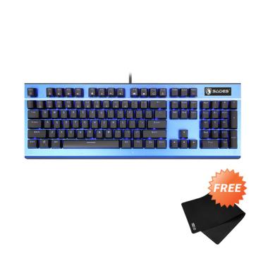 SADES Sickle Mechanical Gaming Keyboard biru
