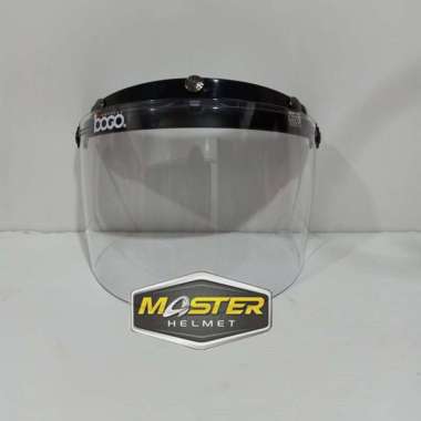 Bogo Visor Kaca Helm [Original] Kaca Bogo Flat Cembung BOGO O5 CLEAR