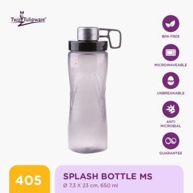 Botol Minum Twin Tulipware Splash Bottle 650 ML MAESTRO