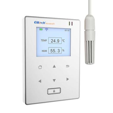 Elitech RCW800 Wi Fi Temperature Humidity Data Logger Putih