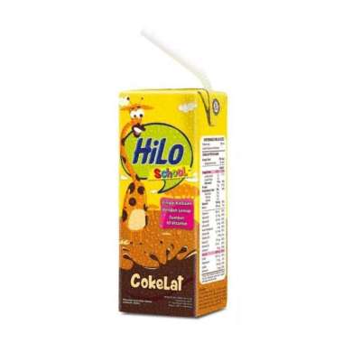 HILO SCHOOL COKELAT 200 ML/Hilo coklat milk/Hilo coklat milk