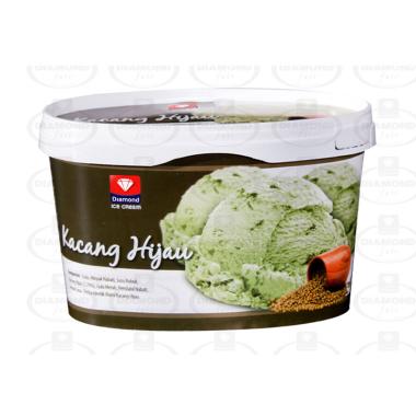 Promo Harga Diamond Ice Cream Kacang Hijau 700 ml - Blibli